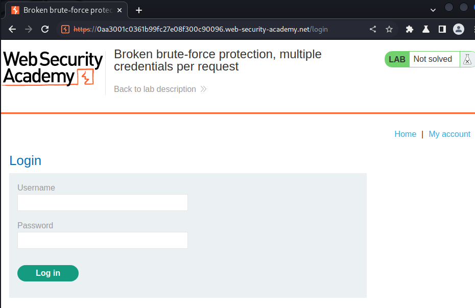 Broken Brute Force Protection Multiple Credentials Per Request Dec 22